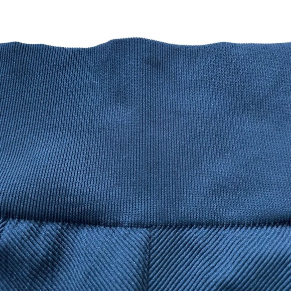 Spanx Look At Me Now Seamless Sculpt Leggings Black Size XL Chevron Ribbed - Picture 6 of 9